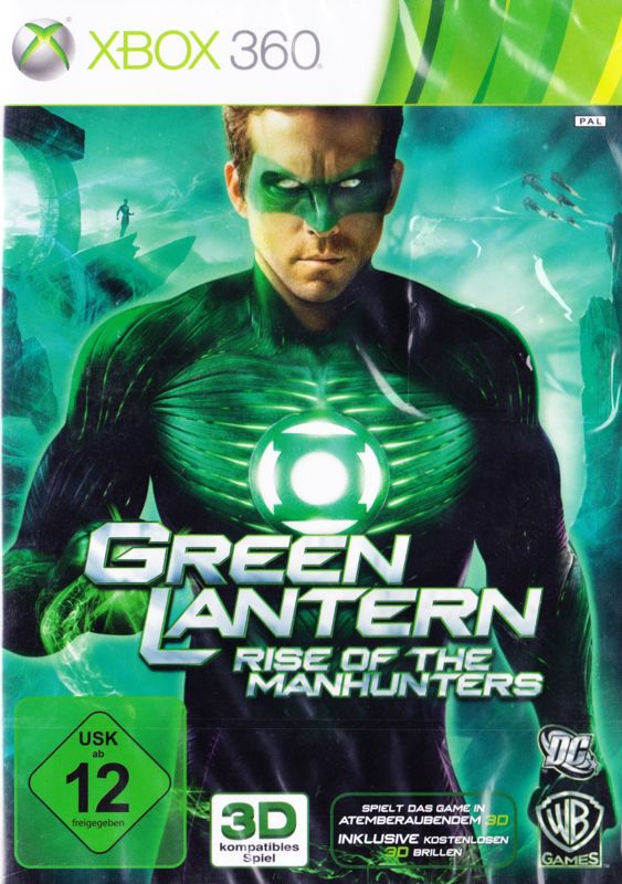 Green Lantern: Rise of the Manhunters box art for Playstation 3